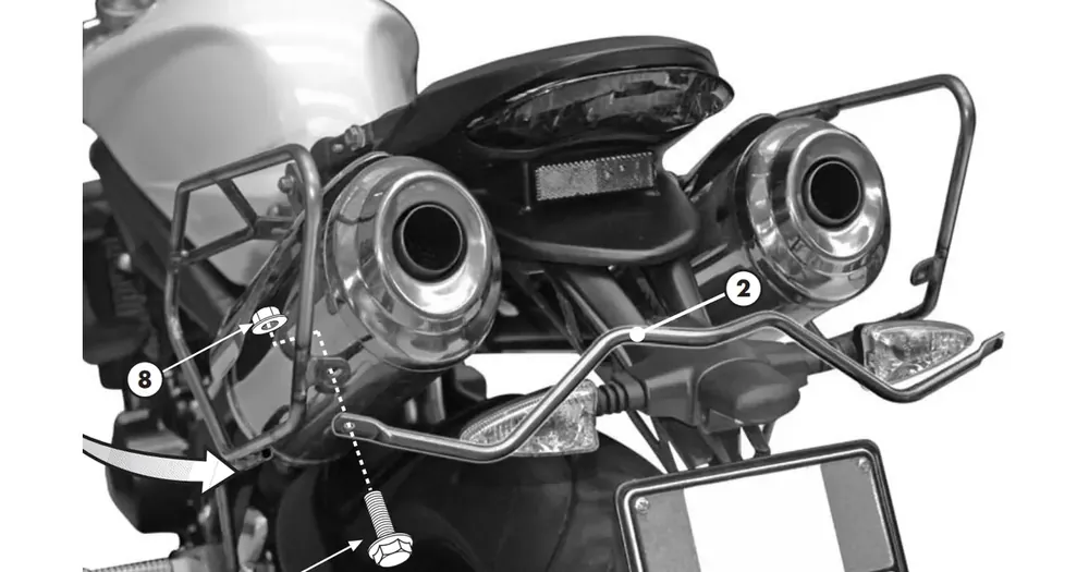 Eniten Myyty Kappa sivulaukkuteline Triumph Street Triple 675