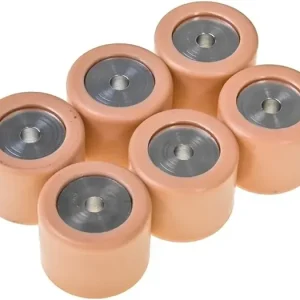 Pakollinen (Must-Have) Variaattorin rullat 19x15.5mm 7.5g, 6 kpl, Aprilia / Derbi / Gilera / Piaggio / Vespa 50