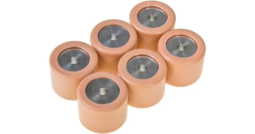 Pakollinen (Must-Have) Variaattorin rullat 19x15.5mm 7.5g, 6 kpl, Aprilia / Derbi / Gilera / Piaggio / Vespa 50