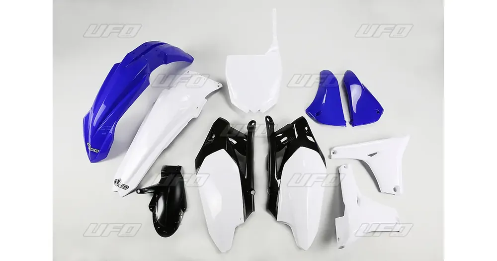 Uusi Malli UFO Plast korisarja sinivalkomusta Yamaha YZF 450 13‘