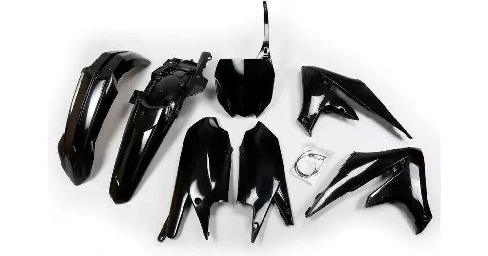 Edullinen Hinta Korpusosien sarja musta UFO Plast Yamaha YZF 250 / 450
