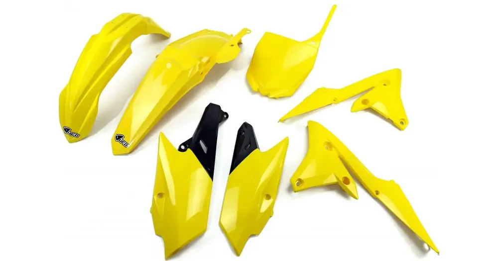 Korumppusarja korin osat keltainen UFO Plast Yamaha YZF 250 / 450 14-17 Uutuus