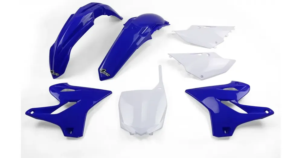 Tukkuhinta UFO Plast sinivalkoinen koripaneelisarja Yamaha YZF 125 / 250 15-