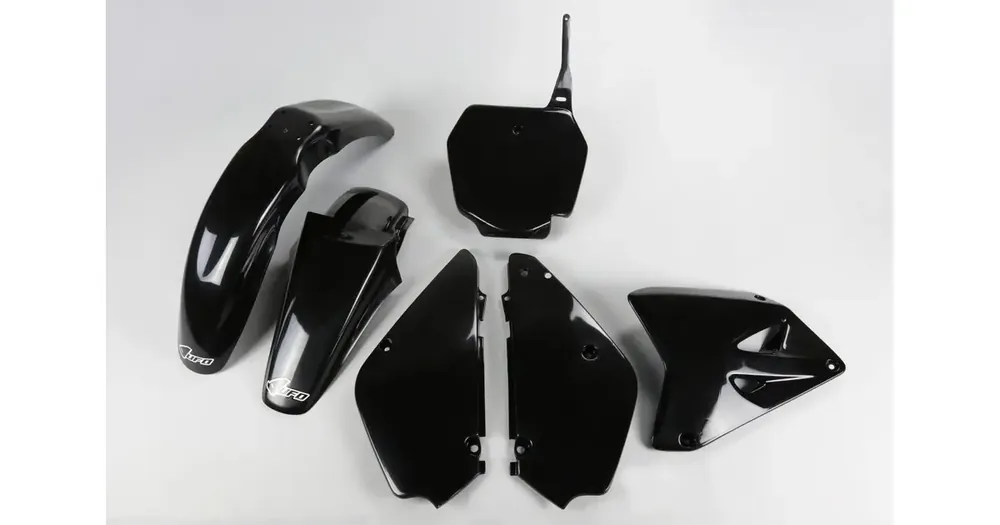 Vain Rajoitetun Ajan UFO Plast karossid komplekt must Suzuki RM 85 02-