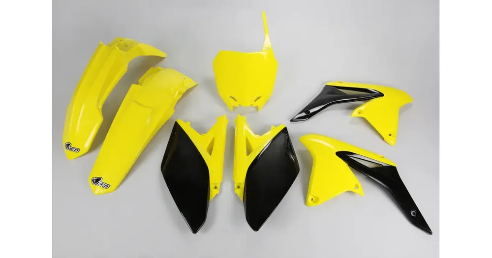UFO Plast karossisett gul-svart Suzuki RMZ 250 10-18 Ajankohtainen