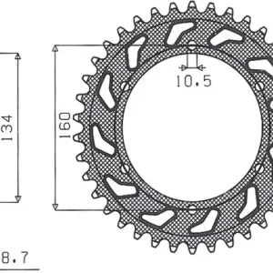 Takaratas 530 43 hammasta Sunstar SUNR1-5635 (JTR1306) Pakollinen (Must-Have)