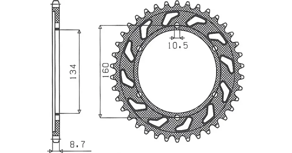 Takaratas 530 43 hammasta Sunstar SUNR1-5635 (JTR1306) Pakollinen (Must-Have)