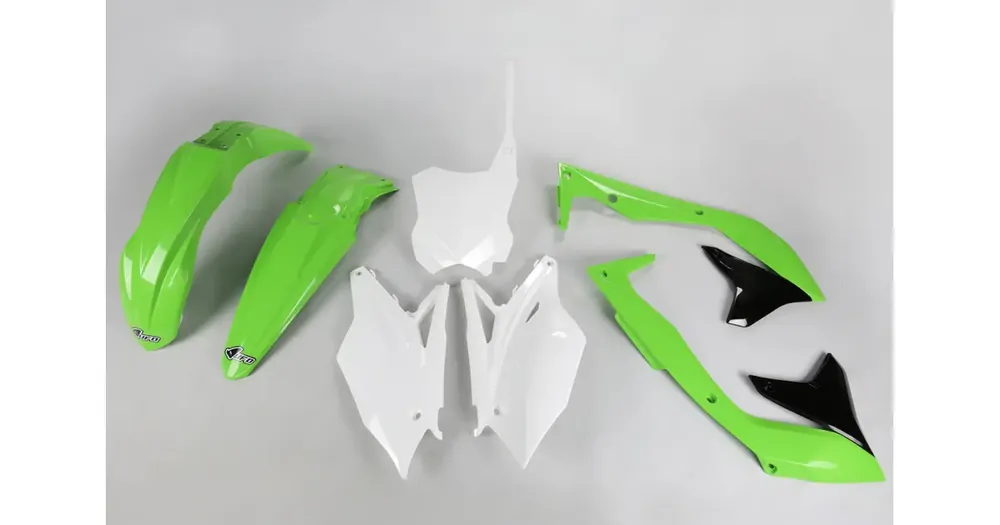 Löytö Korisarja UFO Plast Kawasaki KXF 450 16-17 vihreä-valko-musta
