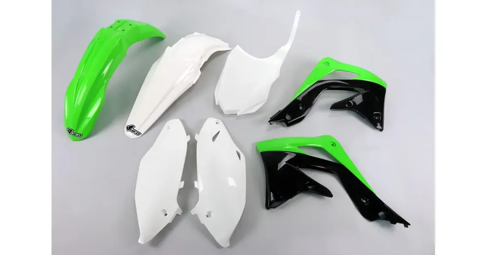 Pikatoimitus Korisarja vihreä-valko-musta UFO Plast Kawasaki KXF 450 13-15