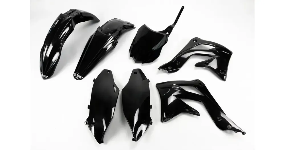 Alennettu Hinta UFO Plast mustasarja musta Kawasaki KXF 450 13-15