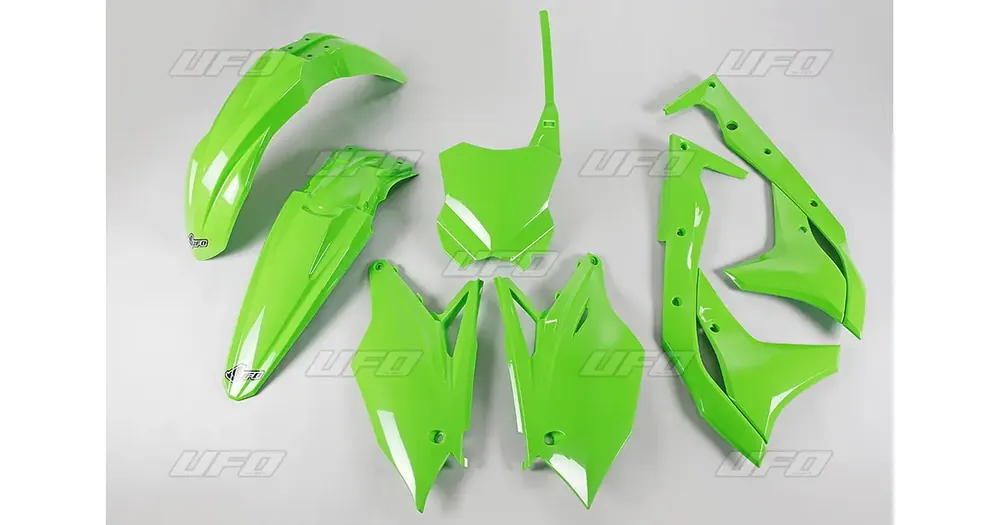 Korpusosien sarja vihreä UFO Plast Kawasaki KXF 250 17‘ Superhinta