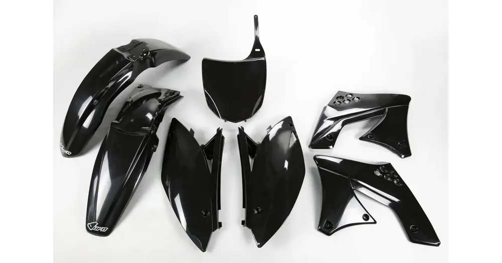 UFO Plast Musta Korisarja Kawasaki KXF 250 09-12 Erikoistarjous