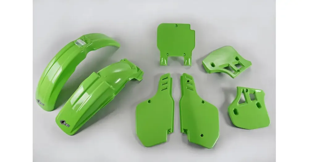 Vihreä UFO Plast koripaneelisarja Kawasaki KX 250 / 500 89-92 Osta Nyt