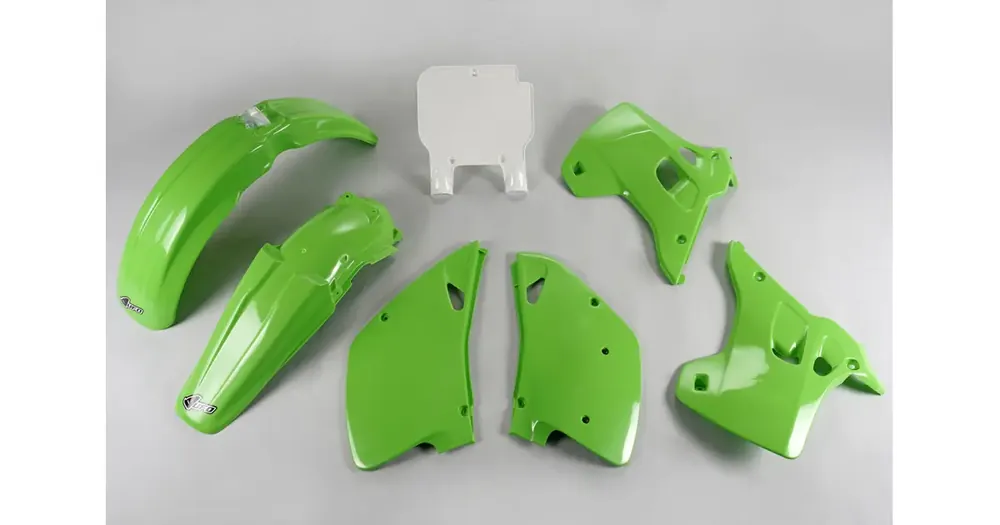 OEM UFO Plast korpusosien sarja Kawasaki KX Osta Tänään