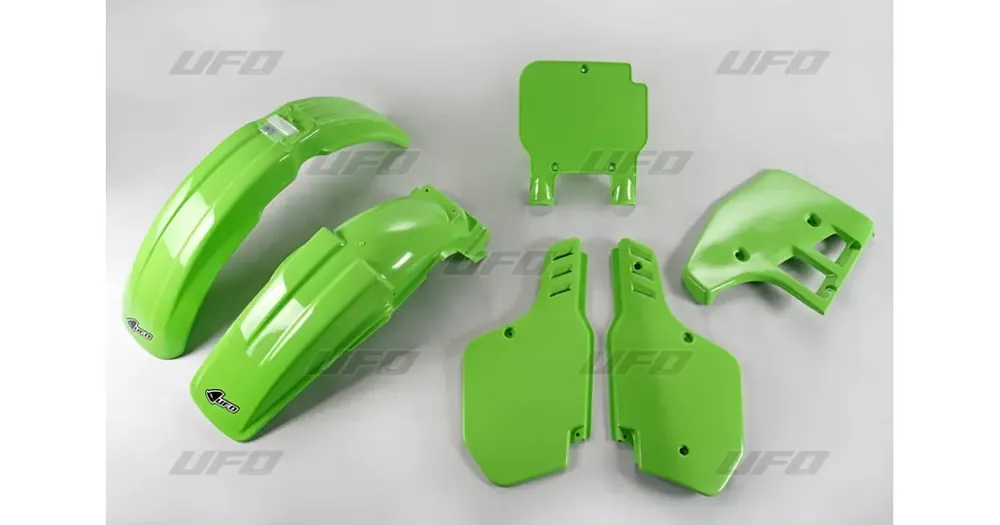 Koripaneelisarja vihreä UFO Plast Kawasaki KX 125 89‘ Paras Hinta