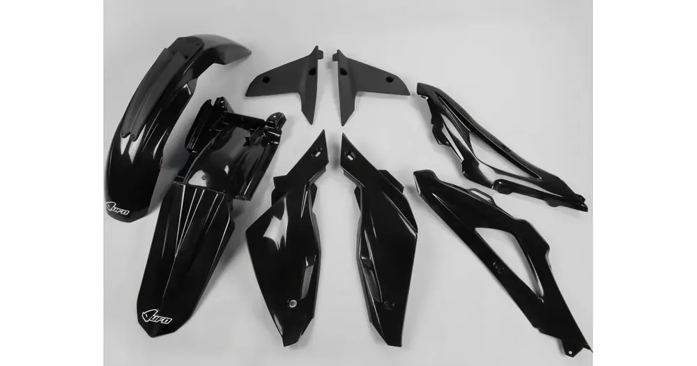 UFO Plast korisarja musta Husqvarna TC 125 / 250 09-10 Aito