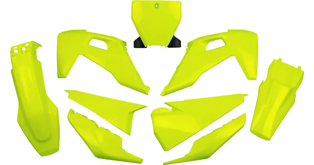 Korpusosien sarja keltainen fluo UFO Plast Husqvarna TC / FC Alennettu Hinta