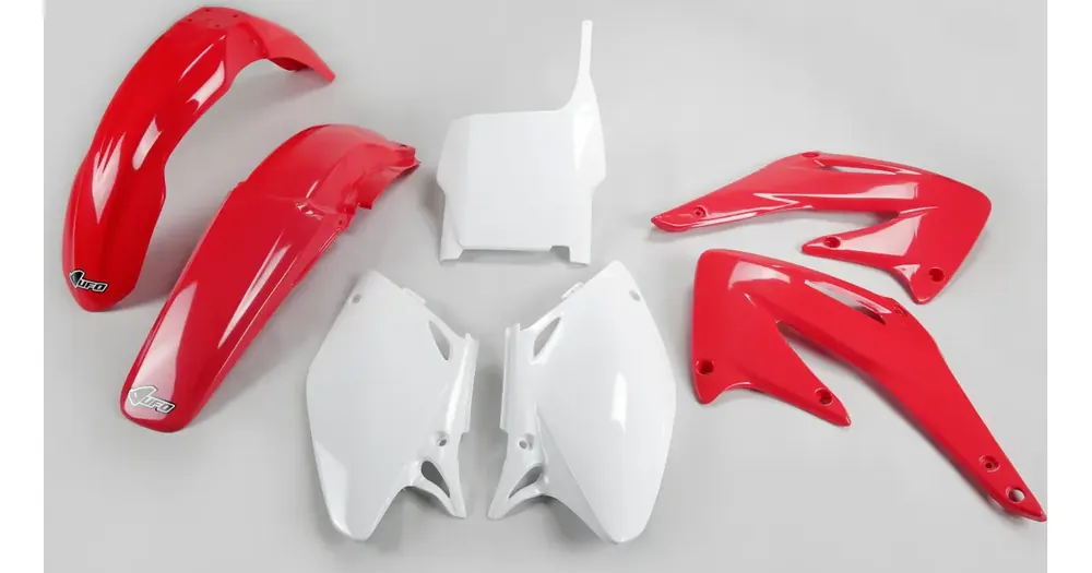 UFO Plast korppisarja valko-punainen Husqvarna CRF 450R 04‘ Superhinta