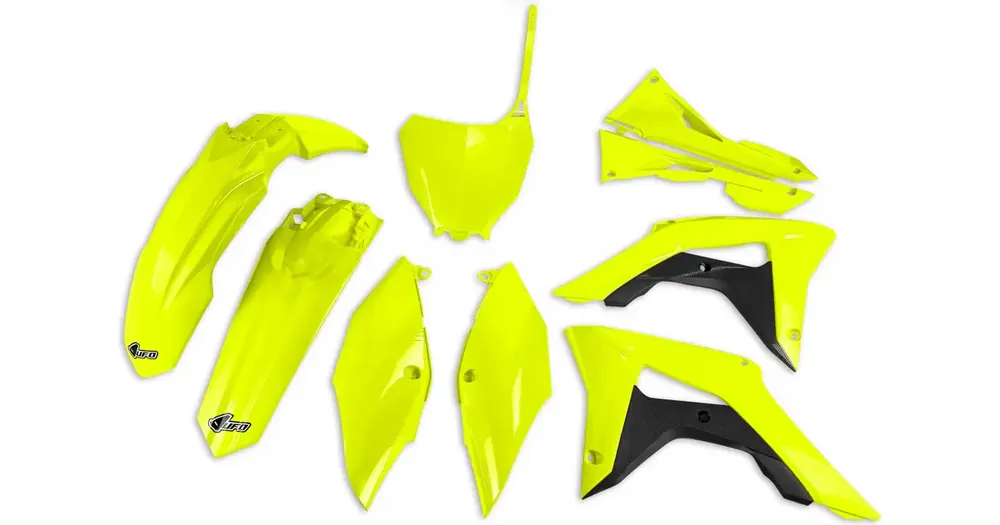 Tilaa Heti Korisarjan suojusten sarja keltainen fluo UFO Plast Honda CRF 250R / 450R