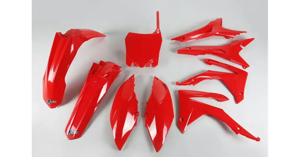 Uusi Kokoelma Korpusosien sarja punainen UFO Plast Honda CRF 250 R / 450 R 13-17