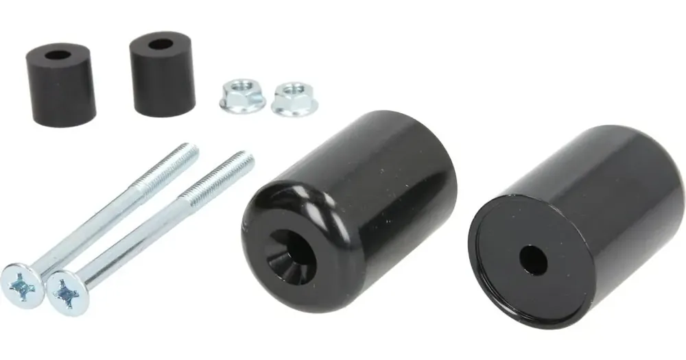 Viikonlopputarjous Ohjaustangon päätykappaleet, mustat, kierre M6x80mm, Vicma, Suzuki GSF / GSX-R / SV / GSF Bandit, TL