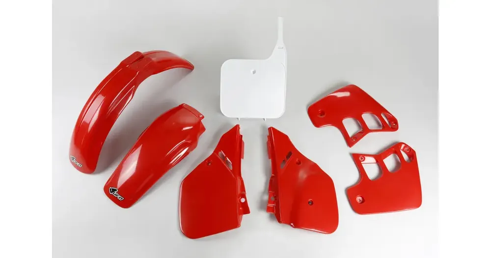 Alennus UFO Plast korppisarja punavalkoinen Honda CR 250 R 88-89