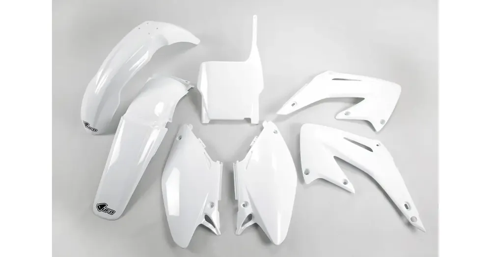 Nopea Toimitus UFO Plast korpusosien sarja valkoinen Honda CRF 250R / 450R 05-07