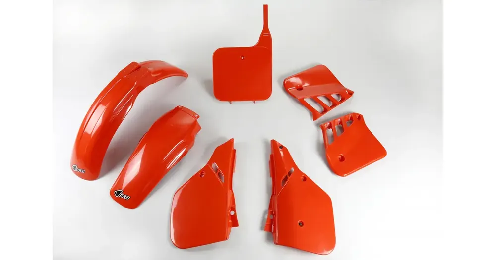 Vain Rajoitetun Ajan UFO Plast korpusosien punainen Honda CR 250R 87‘
