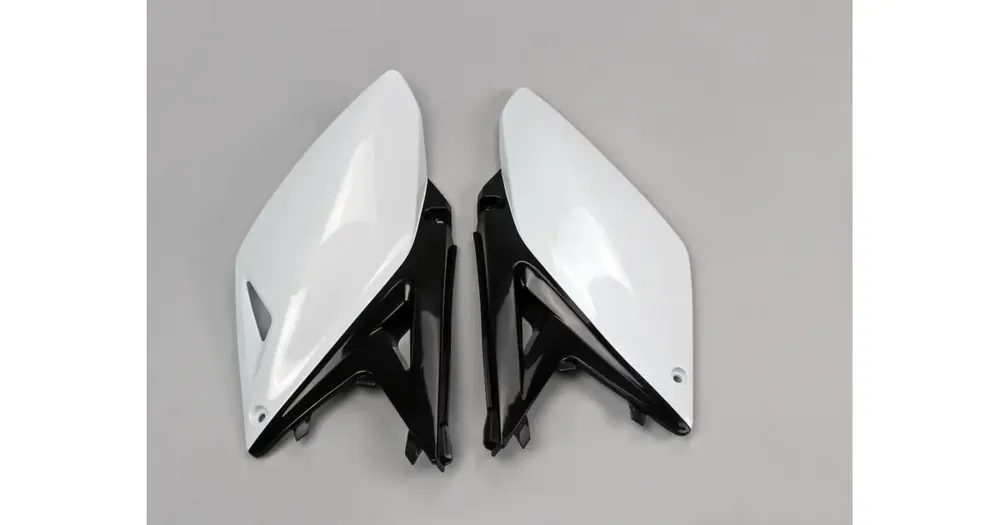 UFO Plast Ylä takakatteet valko-musta setti Yamaha RMZ 250 10-18 Asiakkaiden Suosikki