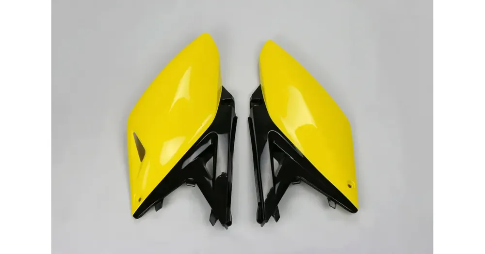 Ilmainen Palautus UFO Plast Ylä takakotelot setti keltainen-musta Yamaha RMZ 250 10-18