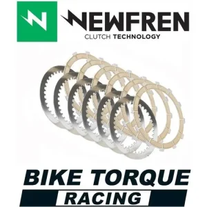 Halpa Hinta Kytkinlevyt välilevyillä, 12 kpl, Newfren F1411SR (EBS5598R) APRILIA RS 125 (95-06), MX 125 (04-08), CLASSIC 125 (95-01)