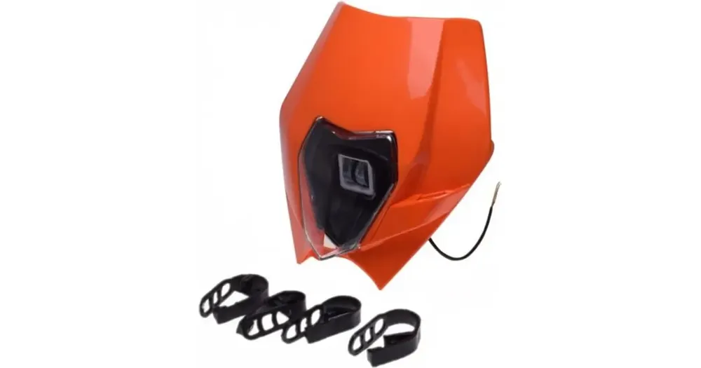 Alennettu Hinta LED-etuvalo suojuksella, yleismallinen, oranssi, WM Motor 74O