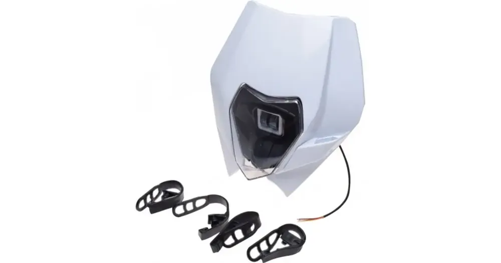 Flash-Tarjous LED-etuvalo suojuksella, universaali, valkoinen, WM Motor 74W