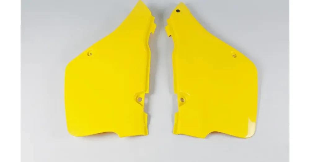 UFO Plast Takasuoja Yläosa Komplekti Keltainen Suzuki RM 125 89-92 Poisto