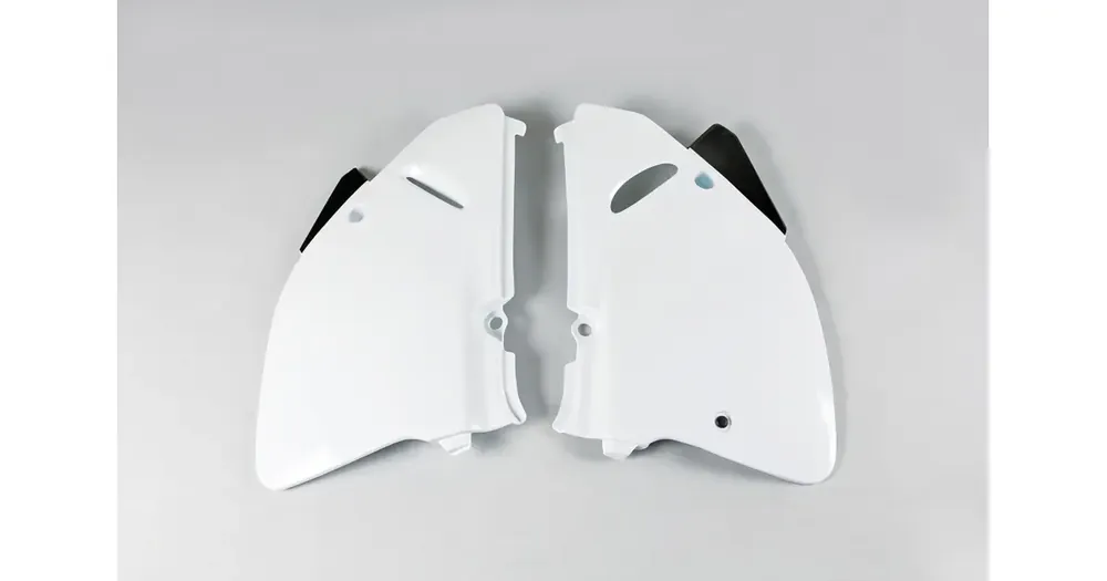 Poisto UFO Plast ylä takakotelot setti valkoinen Suzuki RM 125 / 250 93-95