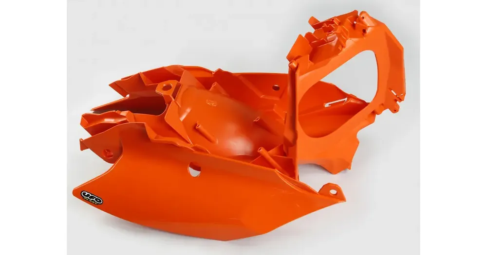 Viikonlopputarjous UFO Plast Ylä takasuojasarja oranssi KTM SX / EXC 11-16