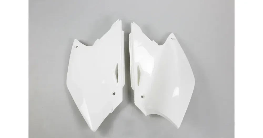 Nopea Toimitus UFO Plast takakansi yläosa setti valkoinen Kawasaki KX 250F 04-05
