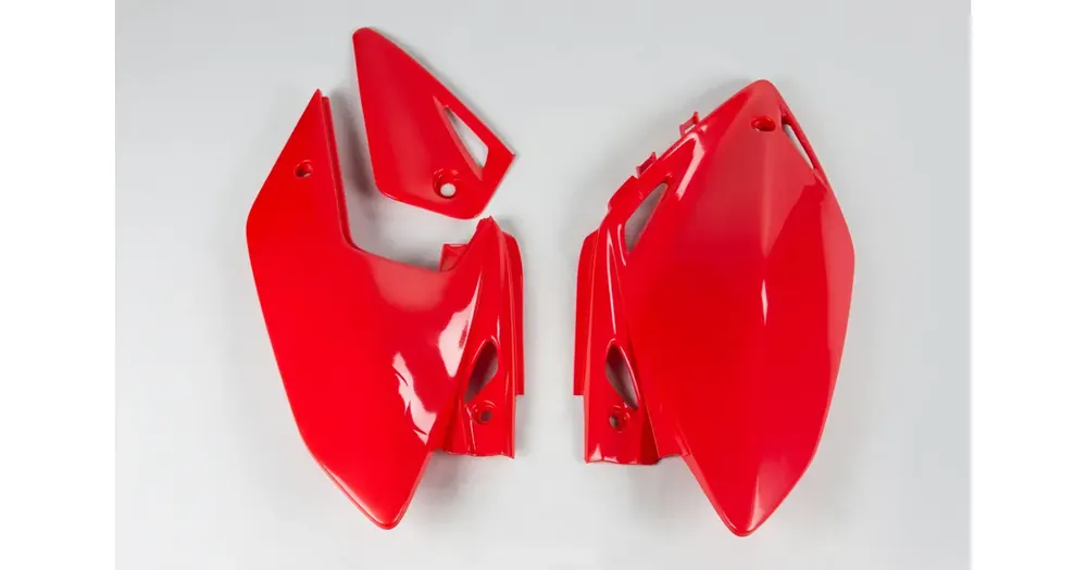 Uusi Kokoelma UFO Plast takakappaleiden yläosat, punainen sarja Honda CRF 450 X 05-16