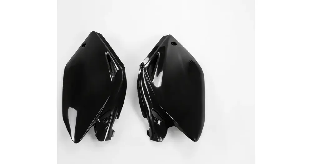 Lähetetään Heti UFO Plast takakansi yläosa sarja musta Honda CRF 250 R 04-05