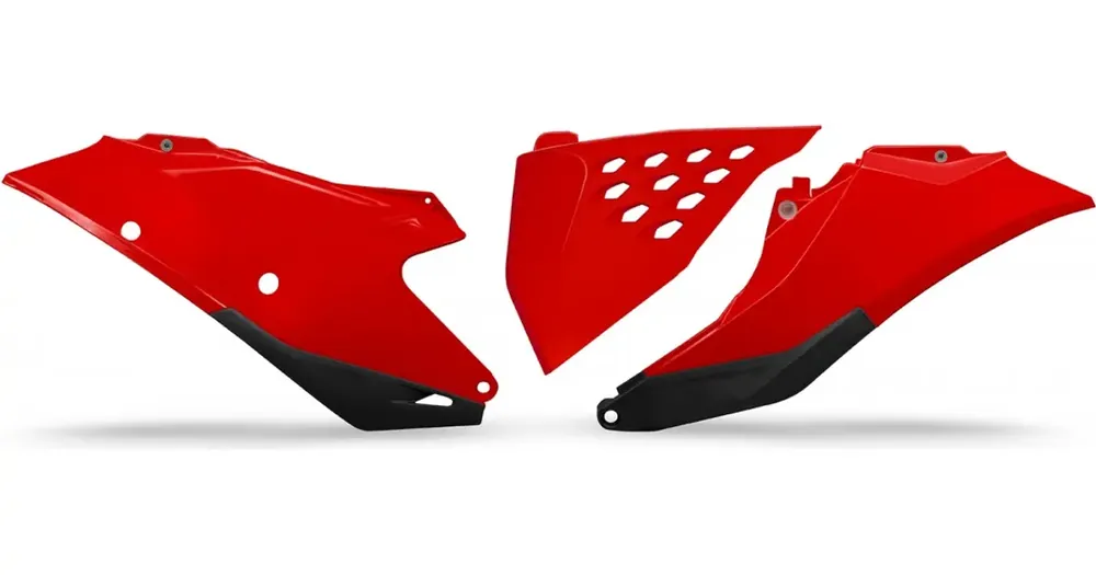 Osta Verkossa UFO Plast Red Upper Rear Fairings Set for Gas Gas MC /MC-F / EC / EC-F / EX / EX-F
