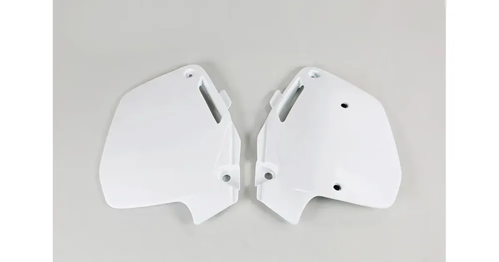 Sertifioitu UFO Plast takakansi yläosa setti valkoinen Honda CR 125 / 250 / 500 90-01