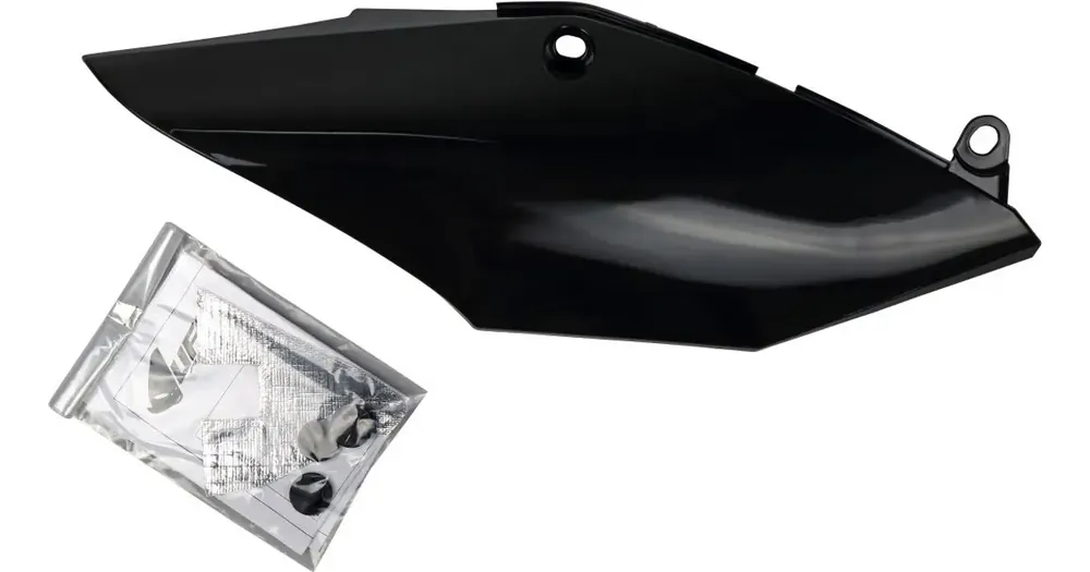 Flash-Tarjous Oikea sivukate musta UFO Plast Honda CRF 250 / 450 R / RX