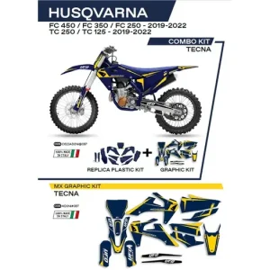 Alennettu UFO Plast korppisarja sininen Husqvarna TC / FC