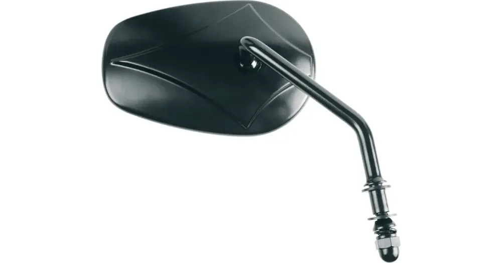 Oikea peili, kierre 5/16" oikeakätinen, musta, Vicma E278D, Harley Davidson Halpa Hinta