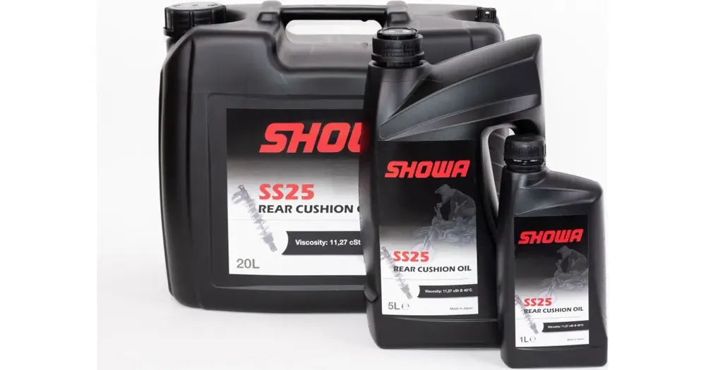 Tilaa Nyt Monoshock-takaiskunvaimentimen öljy, 2.5W 11.27cSt, Showa Rear Cushion Oil SS25 1L