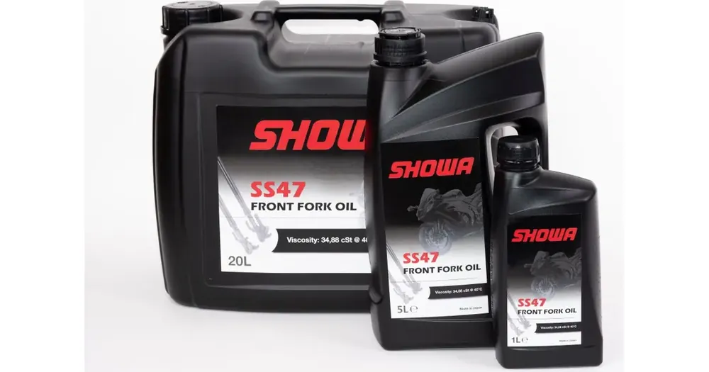 Suosittu Etuhaarukkaöljy, 10W 34.88cSt, Showa Front Fork Oil SS47 5L