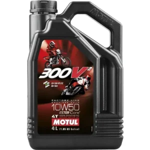 Motul 300V2 Factory Line Racing synteettinen 4T moottoriöljy 10W50 4L Tarjous
