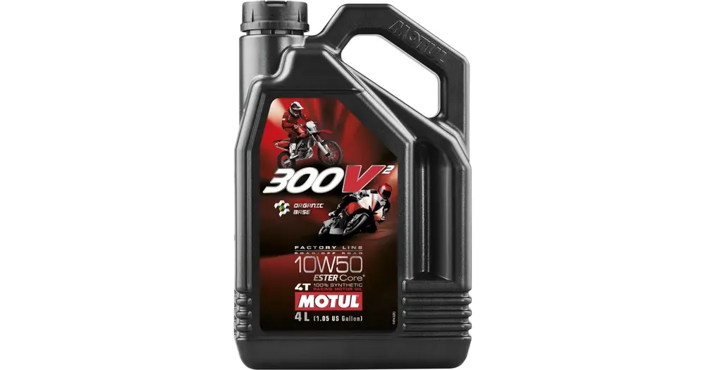 Motul 300V2 Factory Line Racing synteettinen 4T moottoriöljy 10W50 4L Tarjous