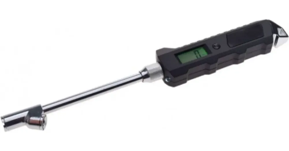 LCD-näytöllä varustettu rengaspainemittari, 0-200PSI, 0-14b, WM Motor Superhinta