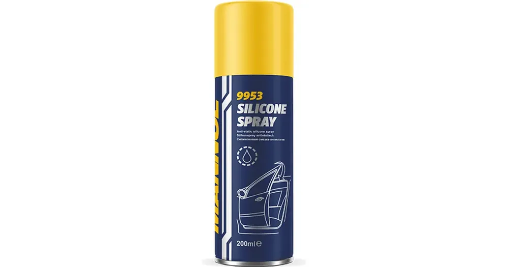 Silikonisuihke, suojaava, eristävä, voiteleva, Mannol 9953 Silicone Spray 200ml Ajankohtainen